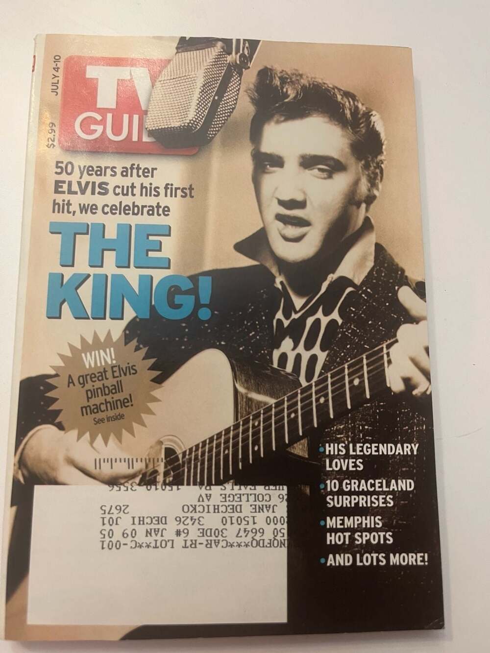 TV Guide Magazine July 4-10 2004 Elvis Presley The King 50th Anniversary
